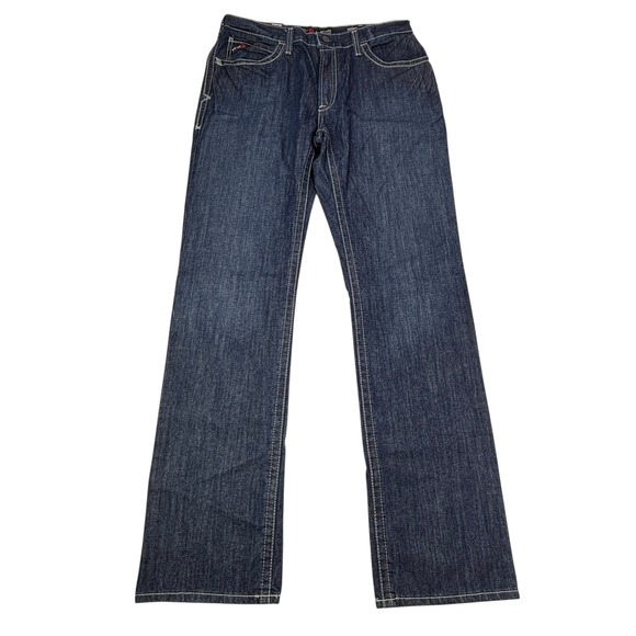 Ariat M4 Low Rise Boot Cut Jeans 36x38 Flame Resistant Denim Work Pants NWT - Picture 1 of 16